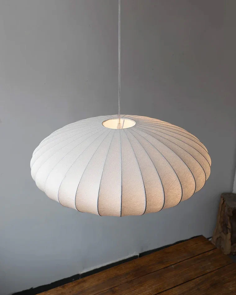 WOMO Flying Saucer Silk Pendant Light-WM2534 - Image 19