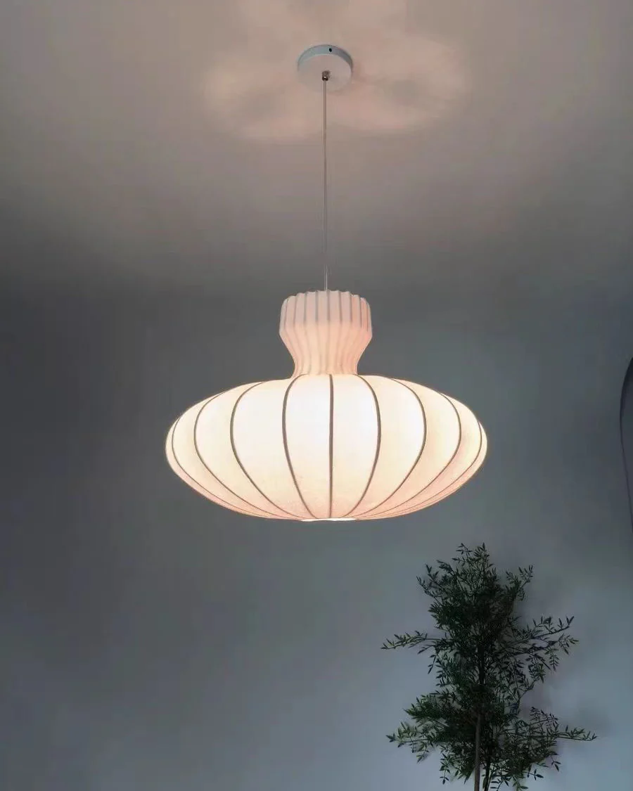 WOMO Flying Saucer Silk Pendant Light-WM2977 - Image 11