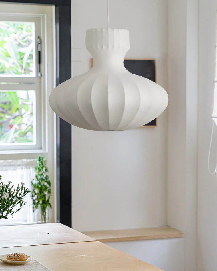 WOMO Flying Saucer Silk Pendant Light-WM2977 - Image 12