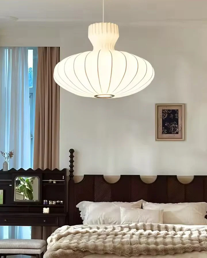 WOMO Flying Saucer Silk Pendant Light-WM2977 - Image 14