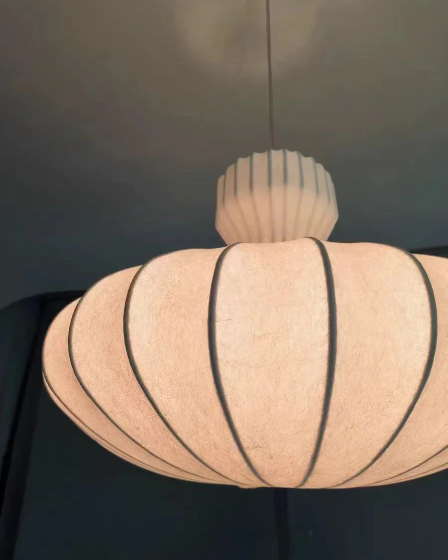 WOMO Flying Saucer Silk Pendant Light-WM2977 - Image 17