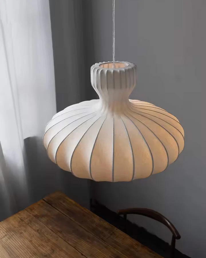 WOMO Flying Saucer Silk Pendant Light-WM2977 - Image 2