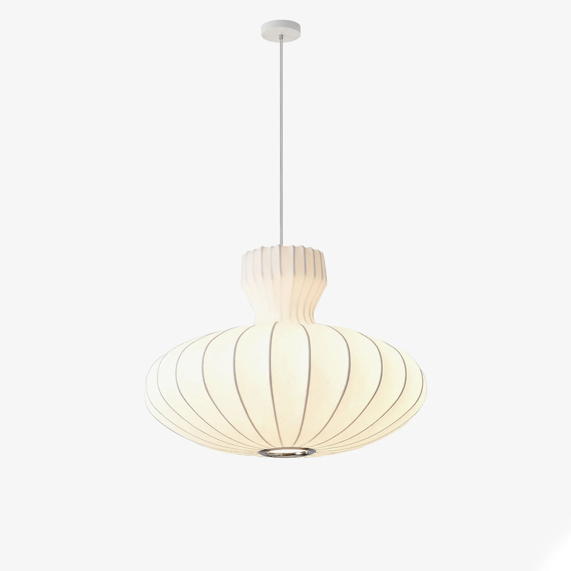 WOMO Flying Saucer Silk Pendant Light-WM2977 - Image 23
