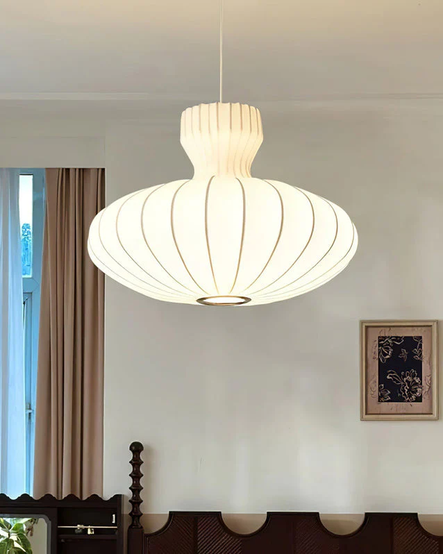 WOMO Flying Saucer Silk Pendant Light-WM2977 - Image 4
