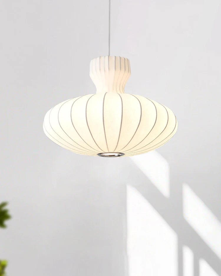 WOMO Flying Saucer Silk Pendant Light-WM2977 - Image 6