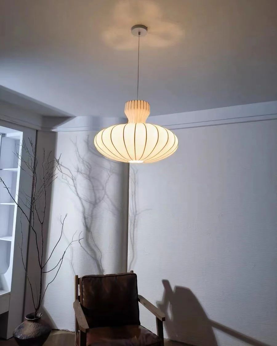 WOMO Flying Saucer Silk Pendant Light-WM2977 - Image 7