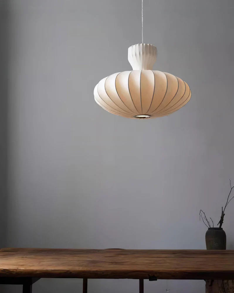 WOMO Flying Saucer Silk Pendant Light-WM2977 - Image 9