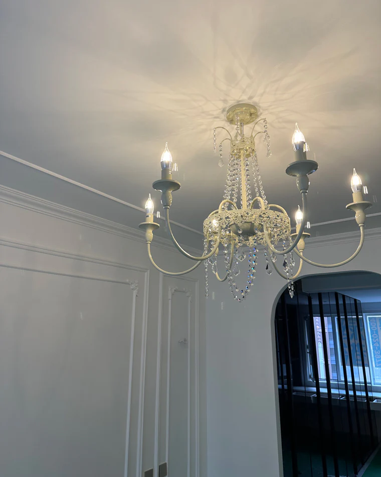 WOMO French Candelabra Crystal Chandelier-WM2398 - Image 14