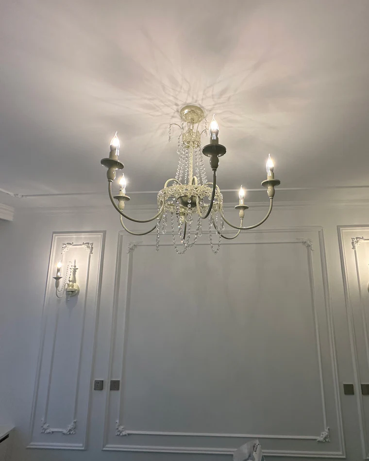 WOMO French Candelabra Crystal Chandelier-WM2398 - Image 15