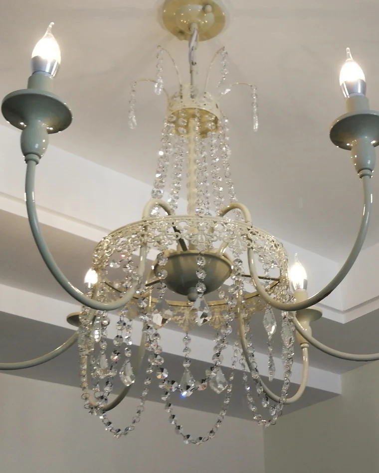 WOMO French Candelabra Crystal Chandelier-WM2398 - Image 17