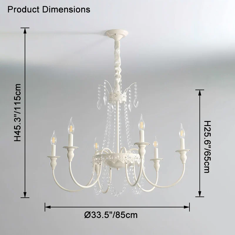 WOMO French Candelabra Crystal Chandelier-WM2398 - Image 29