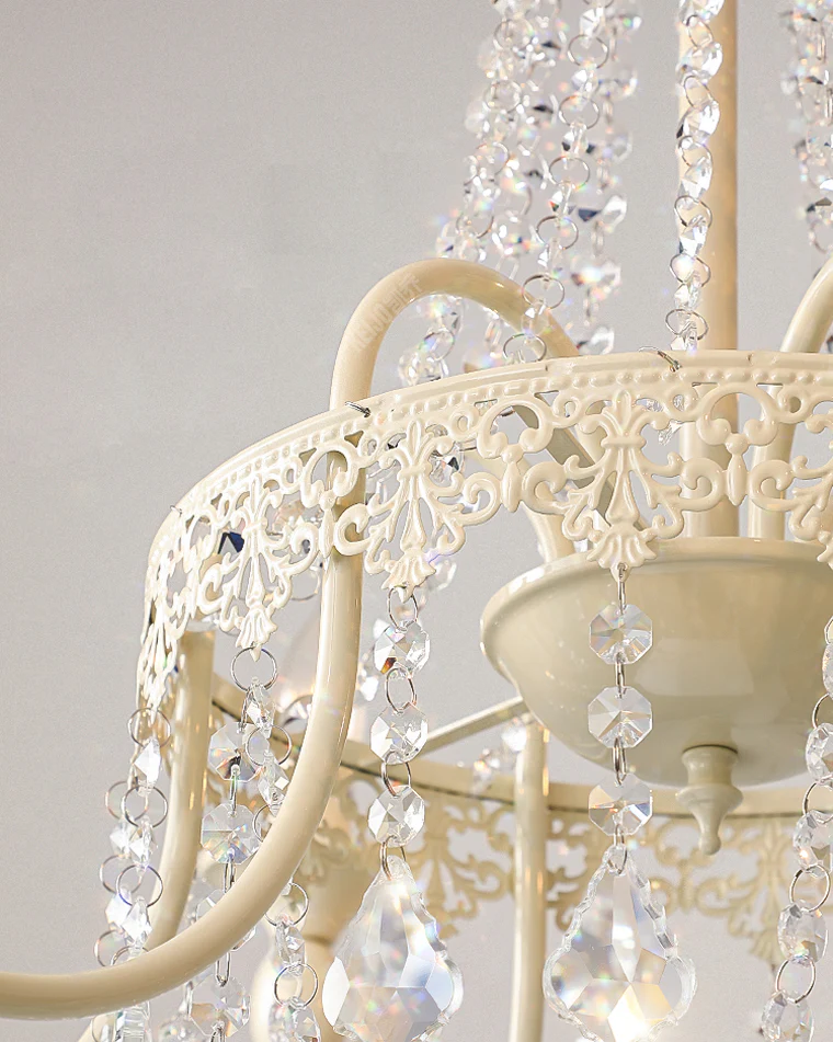 WOMO French Candelabra Crystal Chandelier-WM2398 - Image 5