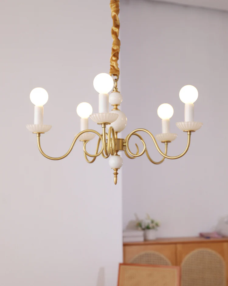 WOMO French Candle Chandelier-WM3078 - Image 11