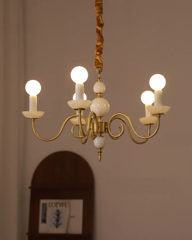 WOMO French Candle Chandelier-WM3078 - Image 13