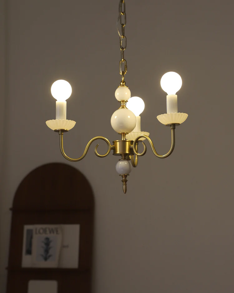 WOMO French Candle Chandelier-WM3078 - Image 3