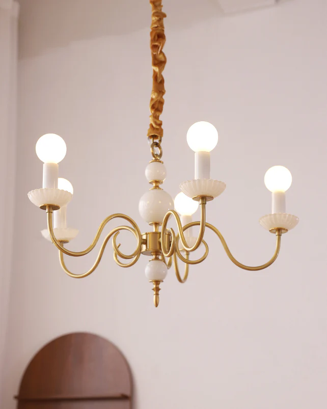 WOMO French Candle Chandelier-WM3078 - Image 8