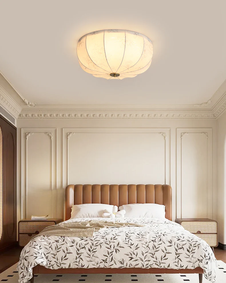 WOMO French Fabric Ceiling Light-WM1146 - Image 4
