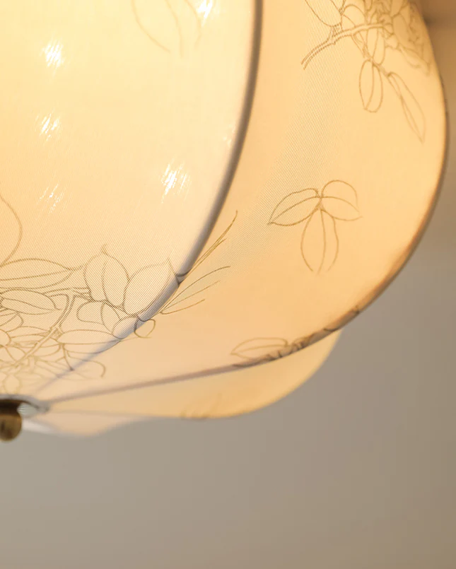 WOMO French Fabric Ceiling Light-WM1146 - Image 9