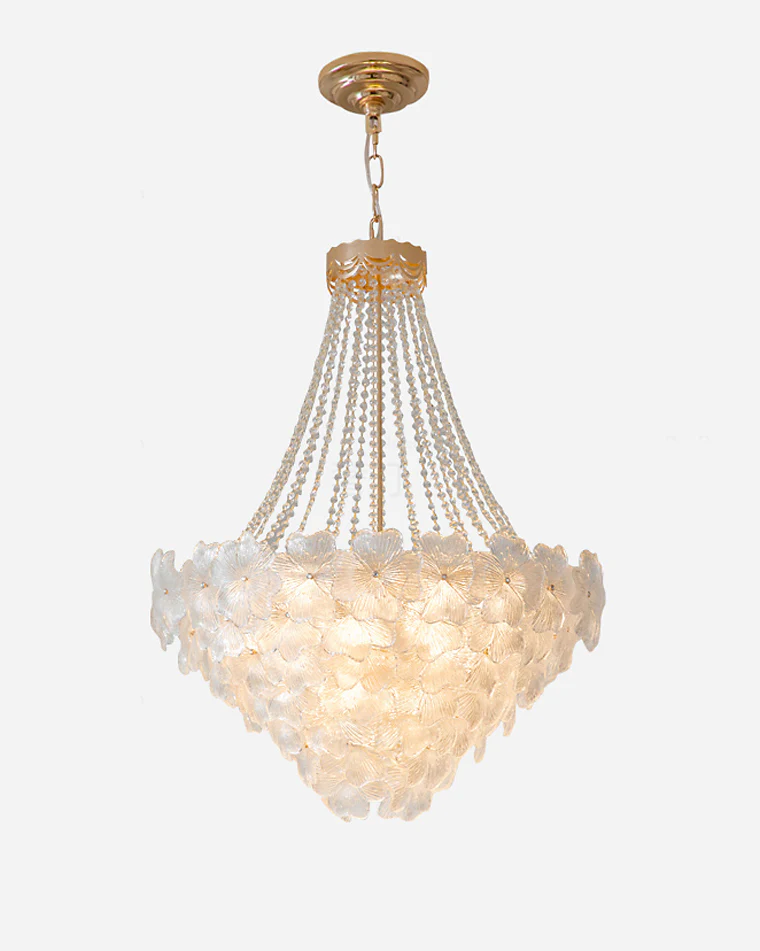 WOMO French Flower Glass Chandelier-WM2377 - Image 12