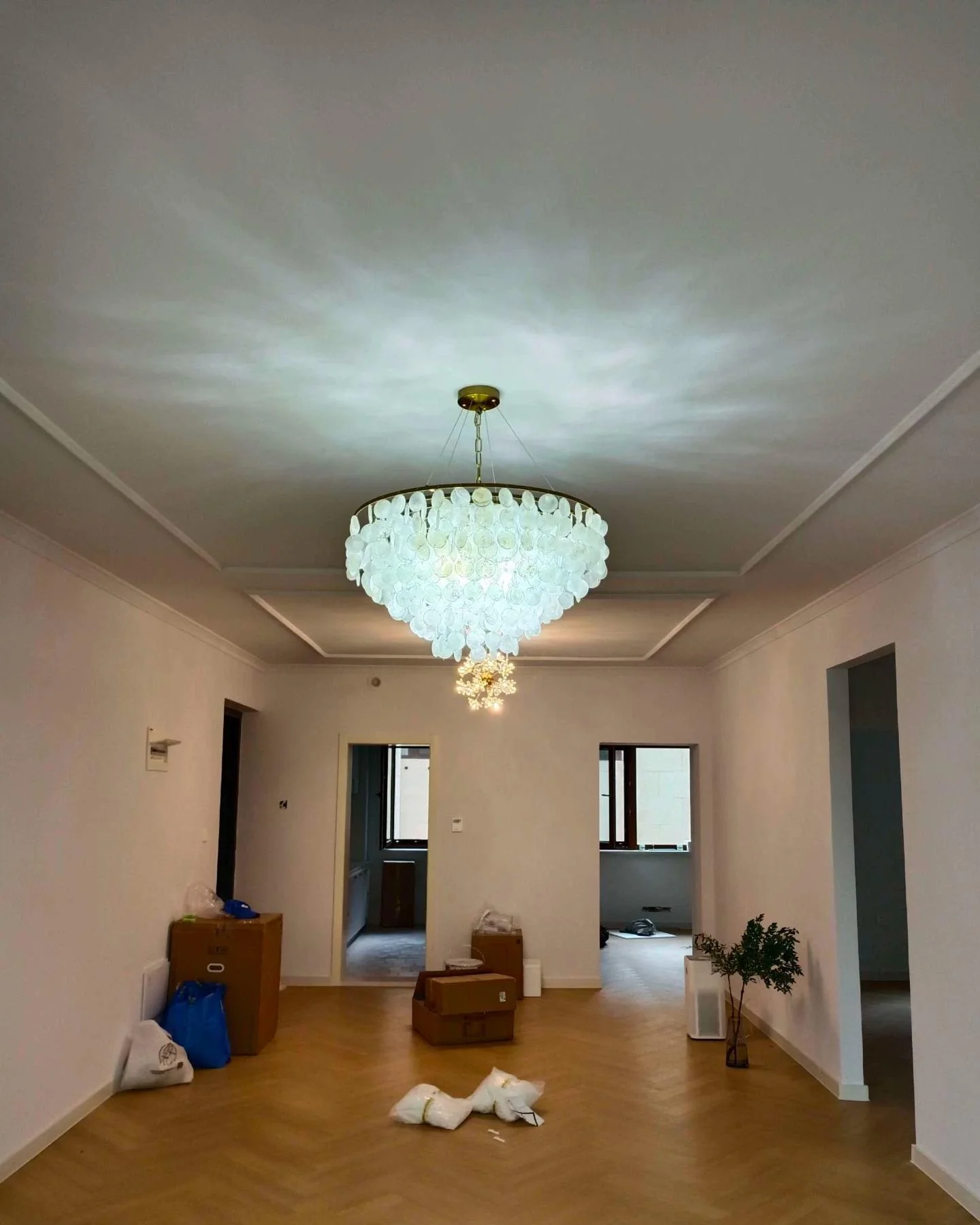 WOMO Capiz Round Chandelier-WM2474 - Image 13