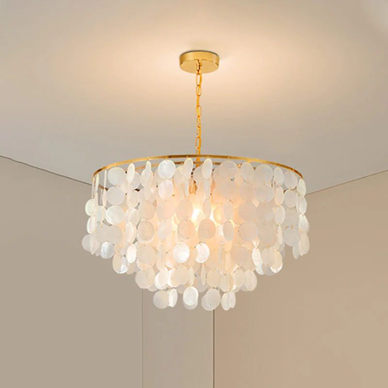 WOMO Capiz Round Chandelier-WM2474 - Image 21