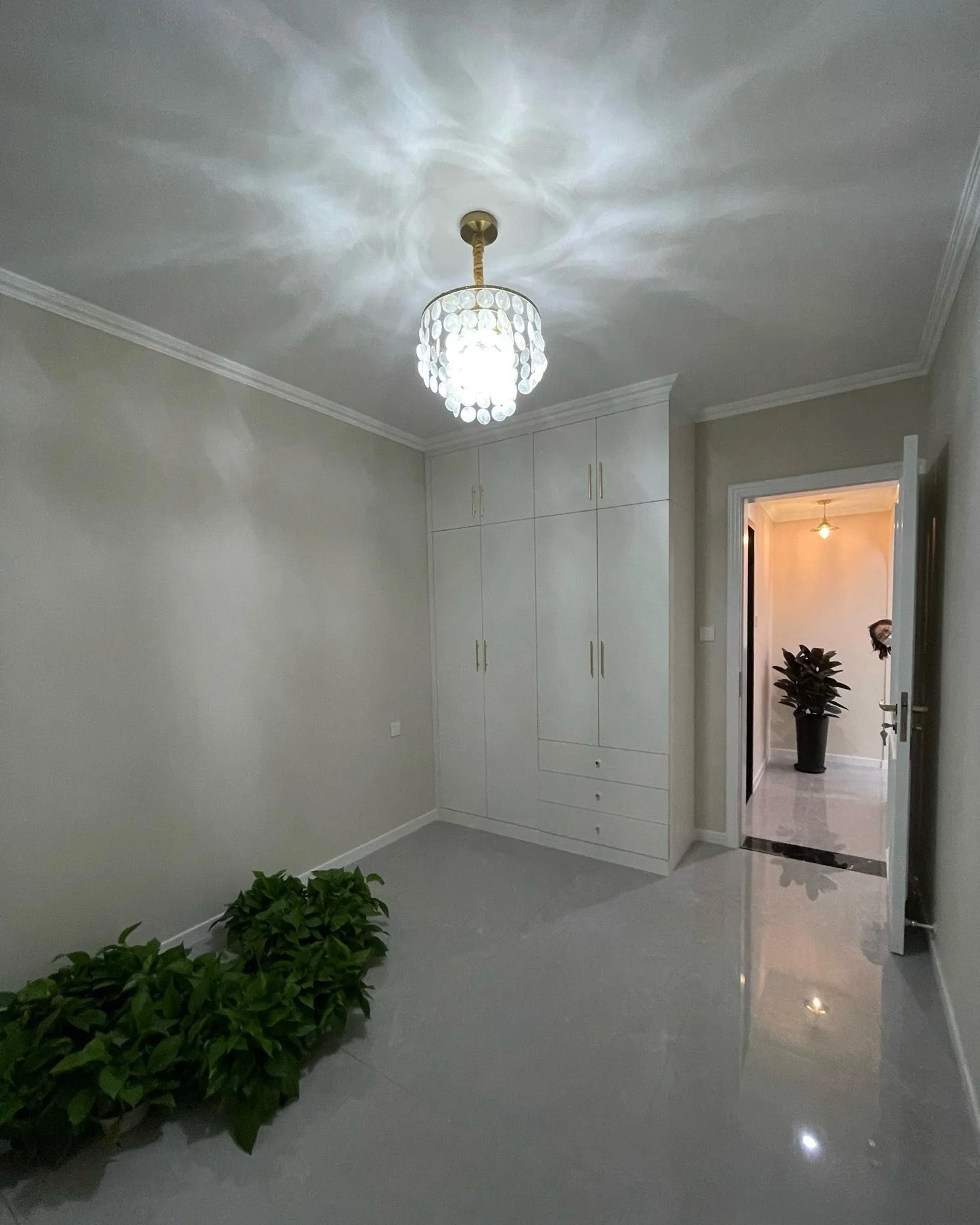WOMO Capiz Round Chandelier-WM2474 - Image 9