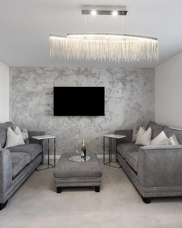 WOMO Fringe Linear Chandelier-WM2062b - Image 20