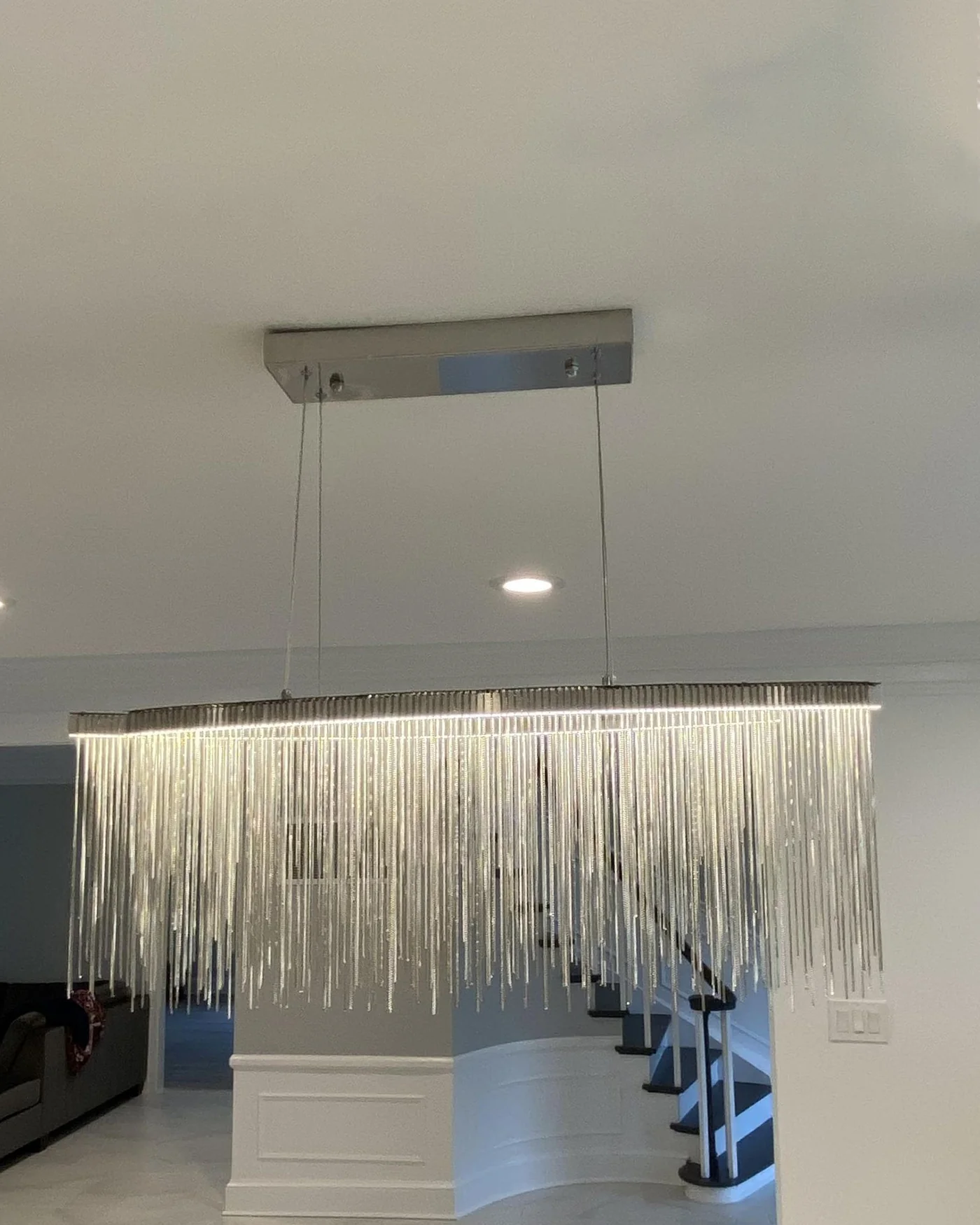 WOMO Fringe Linear Chandelier-WM2062b - Image 22