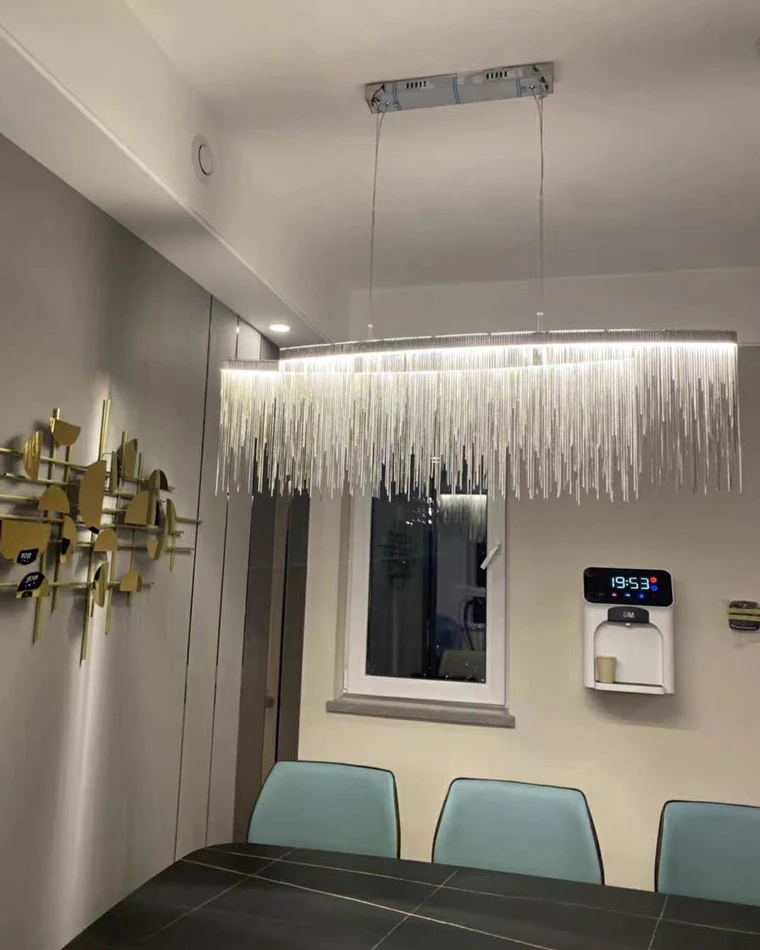 WOMO Fringe Linear Chandelier-WM2062b - Image 27