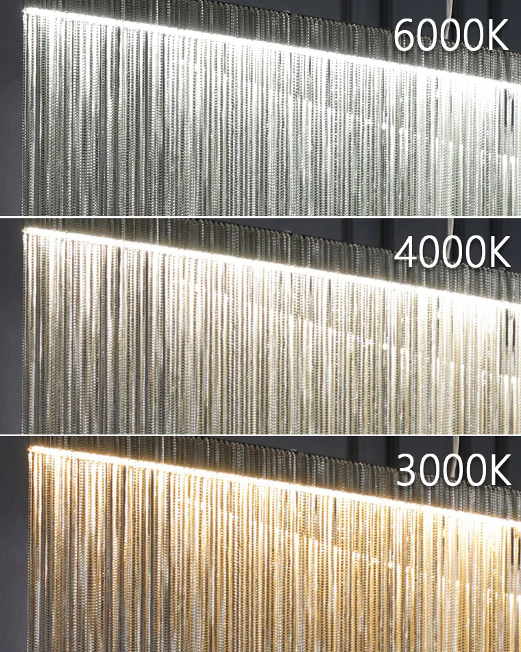 WOMO Fringe Linear Chandelier-WM2062b - Image 28