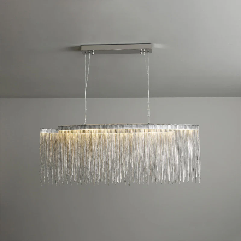 WOMO Fringe Linear Chandelier-WM2062b - Image 37