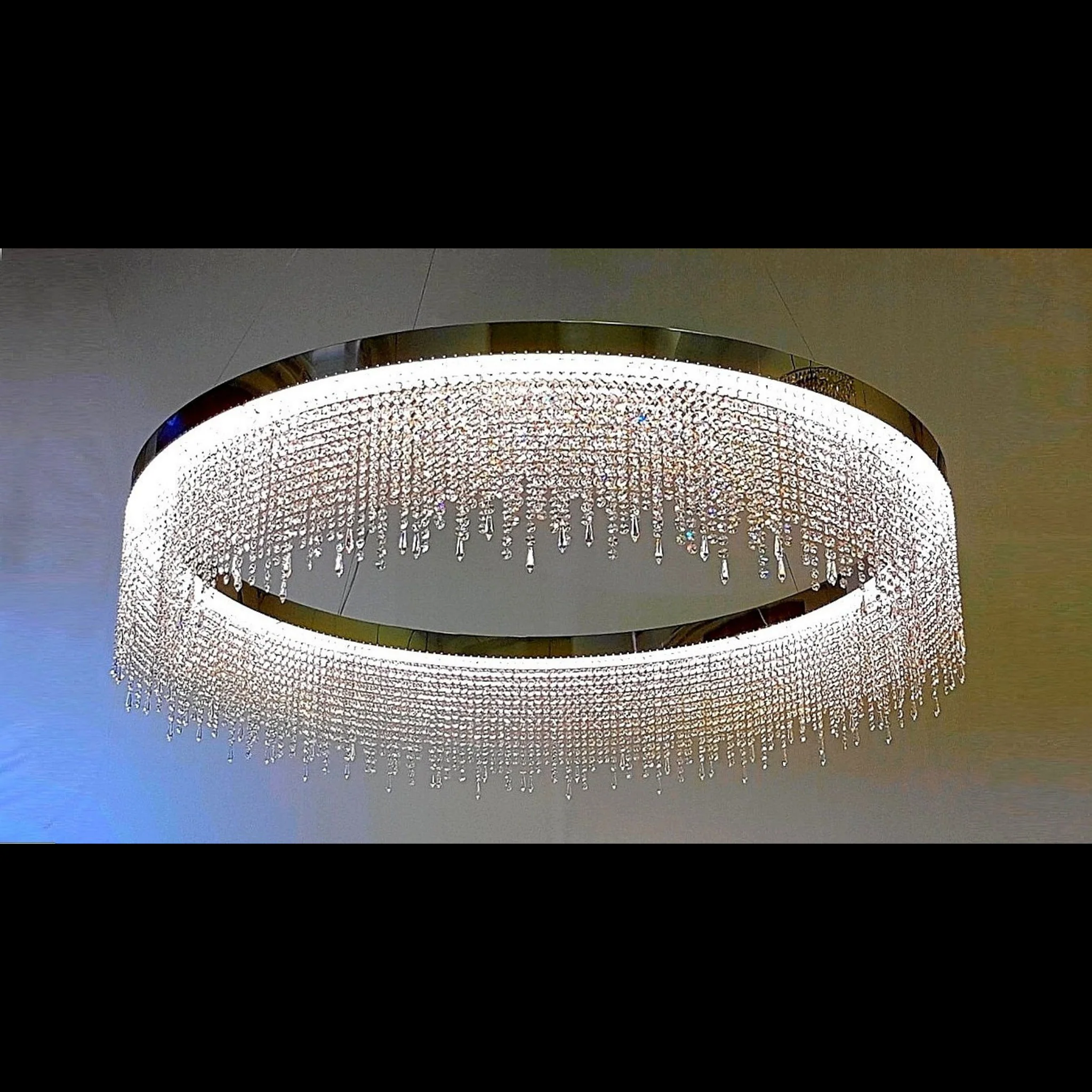 WOMO Fringe Round Crystal Chandelier-WM2362 - Image 12