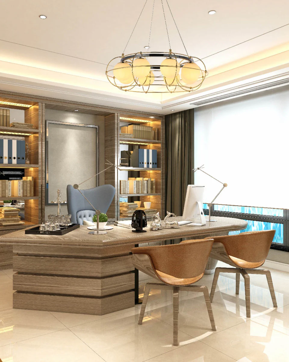 WOMO Frosted Glass Ball Round Chandelier-WM2791 - Image 3