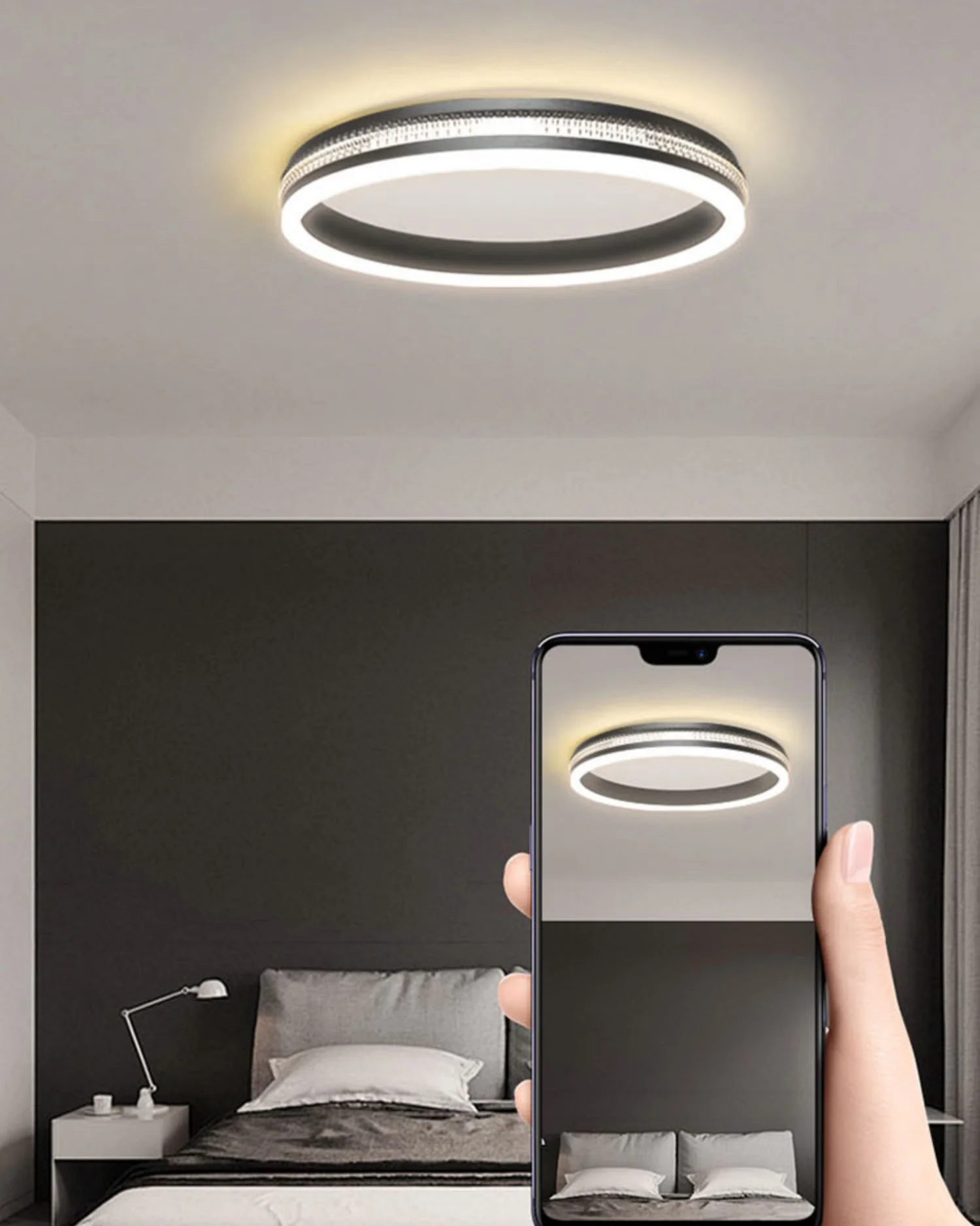 WOMO Square/Circular Ceiling Light-WM1058 - Image 7