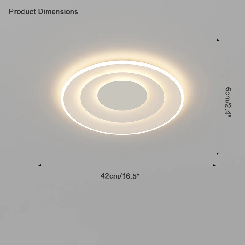 WOMO Geometric Flush Mount Ceiling Light-WM1084 - Image 17