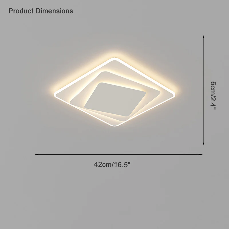 WOMO Geometric Flush Mount Ceiling Light-WM1084 - Image 21