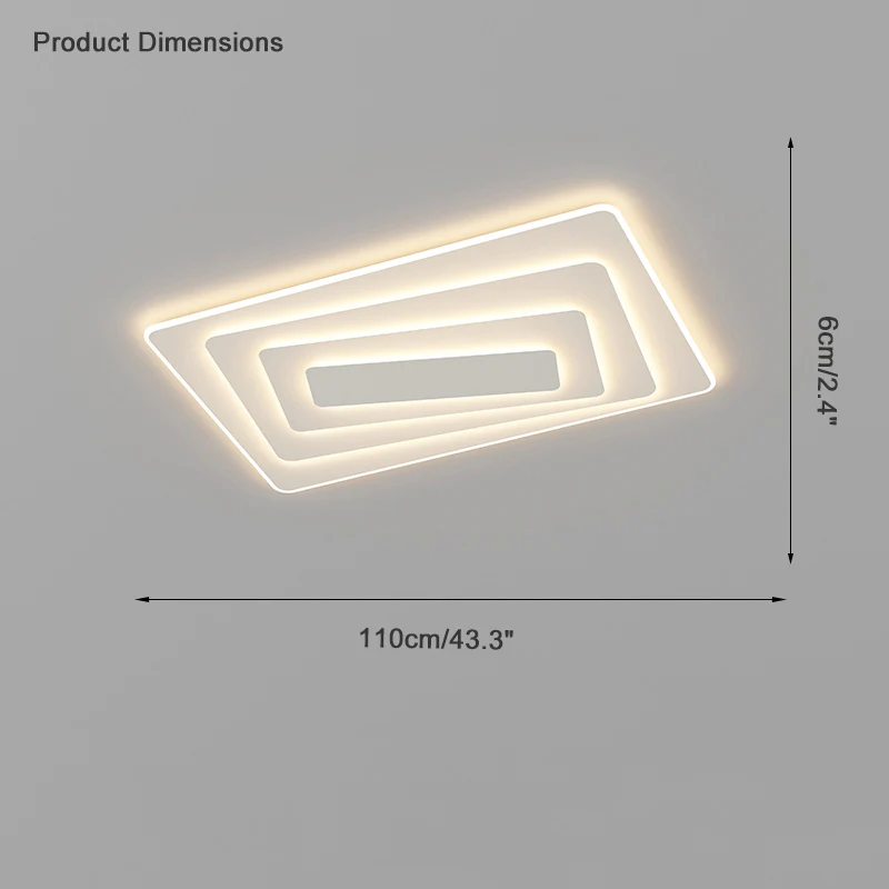WOMO Geometric Flush Mount Ceiling Light-WM1084 - Image 27