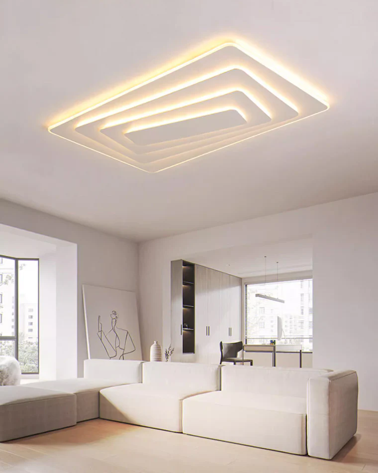 WOMO Geometric Flush Mount Ceiling Light-WM1084 - Image 3