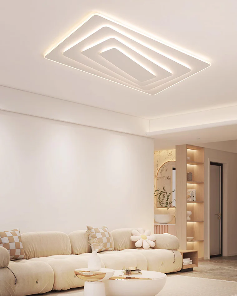 WOMO Geometric Flush Mount Ceiling Light-WM1084 - Image 6