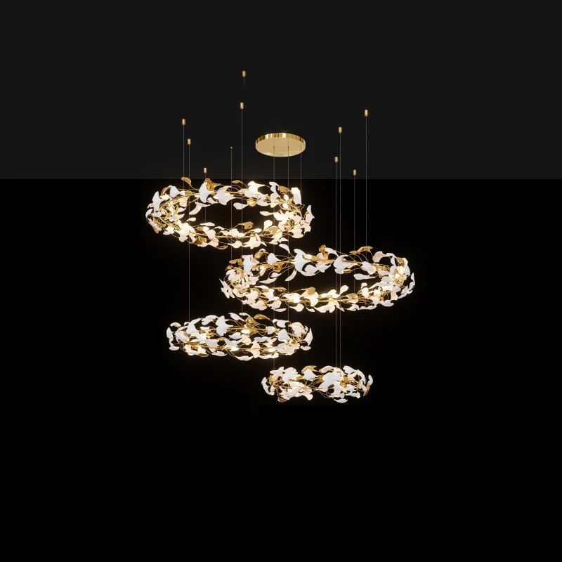 WOMO Gingko Circular Chandelier-WM2428 - Image 20