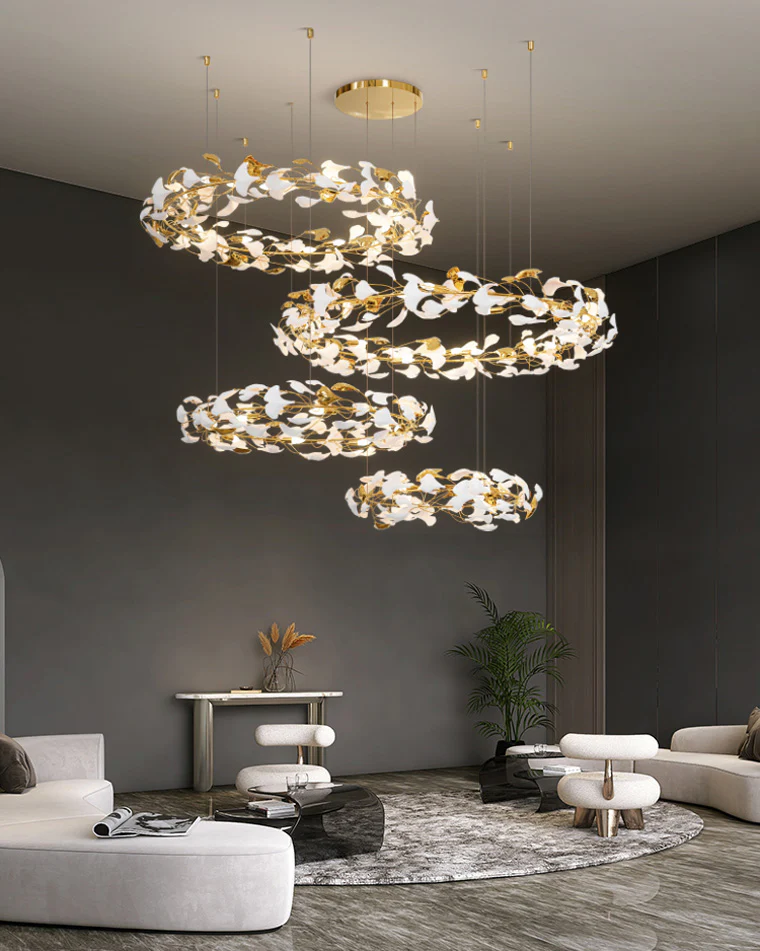 WOMO Gingko Circular Chandelier-WM2428 - Image 3