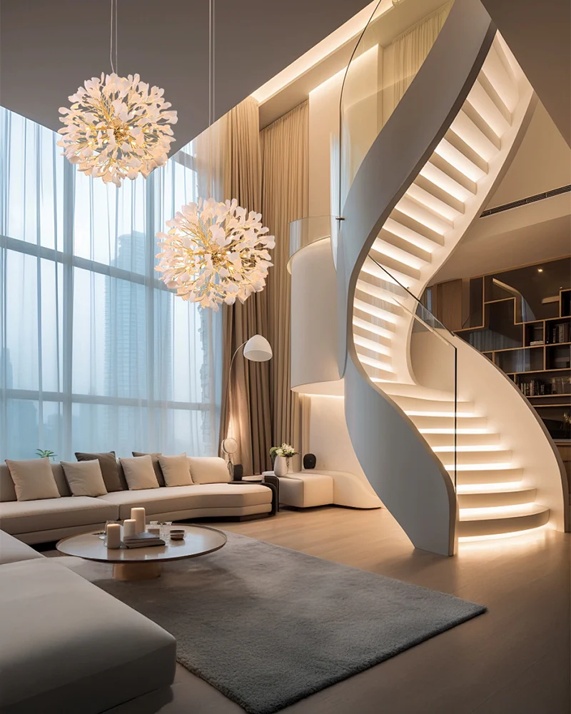 WOMO Gingko Globe Chandelier-WM2431 - Image 5