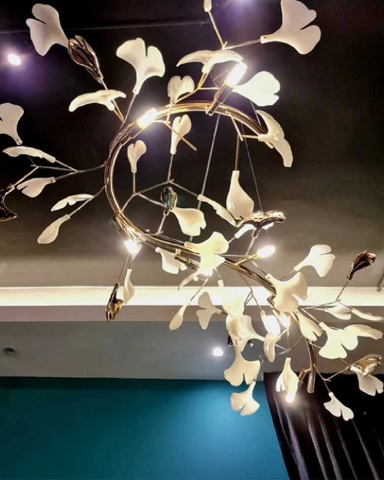 WOMO Gingko Linear Chandelier-WM2421 - Image 10