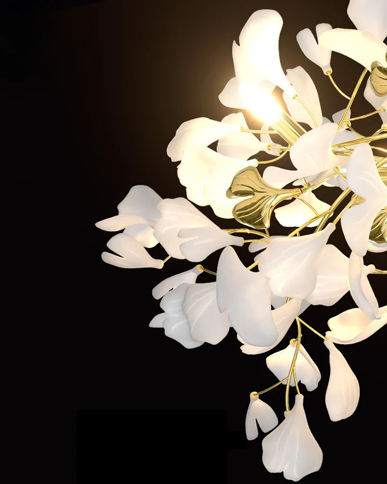 WOMO Gingko Linear Chandelier-WM2421 - Image 12