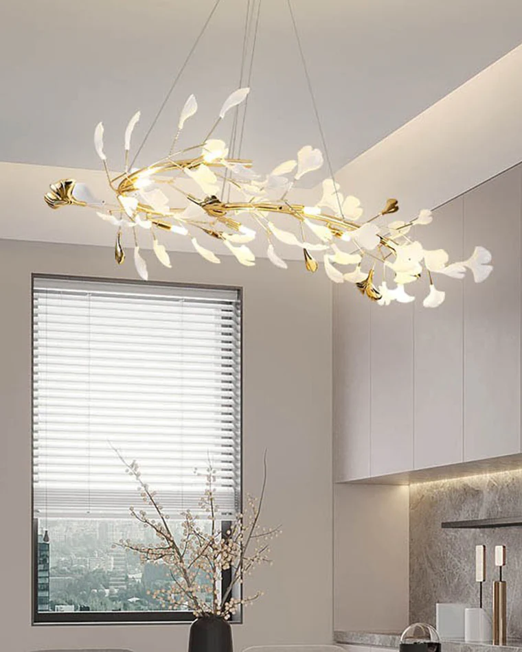 WOMO Gingko Linear Chandelier-WM2421 - Image 3