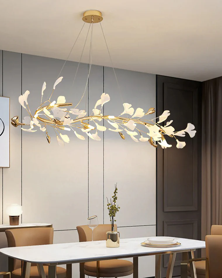 WOMO Gingko Linear Chandelier-WM2421 - Image 4