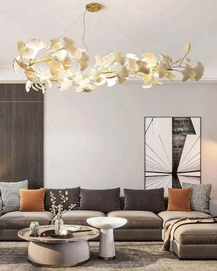 WOMO Gingko Linear Chandelier-WM2421 - Image 7