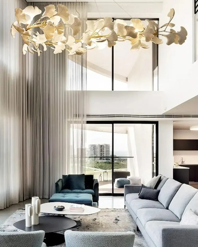WOMO Gingko Linear Chandelier-WM2421 - Image 8