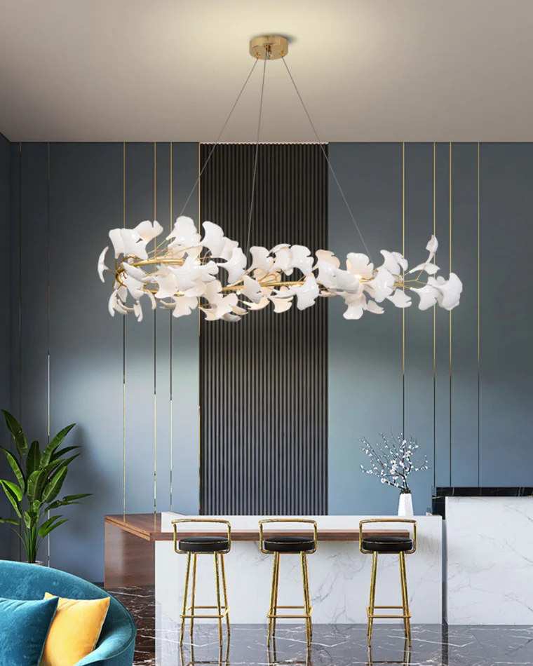 WOMO Gingko Linear Chandelier-WM2415 - Image 2