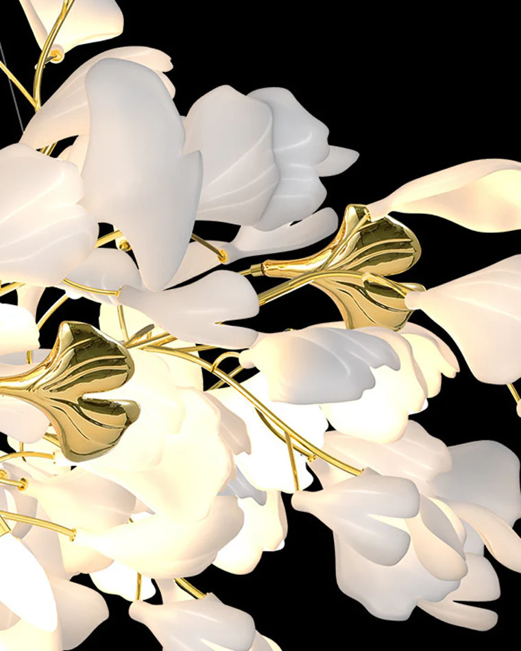 WOMO Gingko Long Linear Chandelier-WM2426 - Image 6